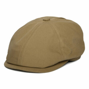 Fawdon Cotton Newsboy Cap - Tan