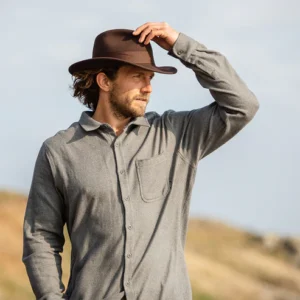 Ford Fedora Hat - Brown