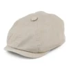 Hatteras Washed Organic Cotton Newsboy Cap - Sand