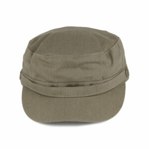 Herringbone Army Cap - Olive