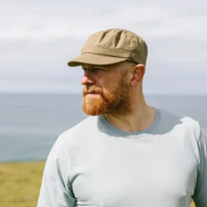 Herringbone Army Cap - Olive