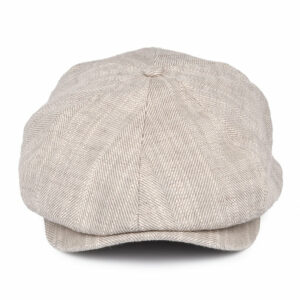Jamaica Cotton Newsboy Cap - Beige