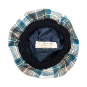 Lambswool Tam O' Shanter Hat - Stewart Blue Dress