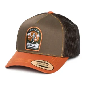 Live Aloha Trucker Cap - Brown