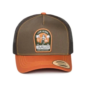 Live Aloha Trucker Cap - Brown