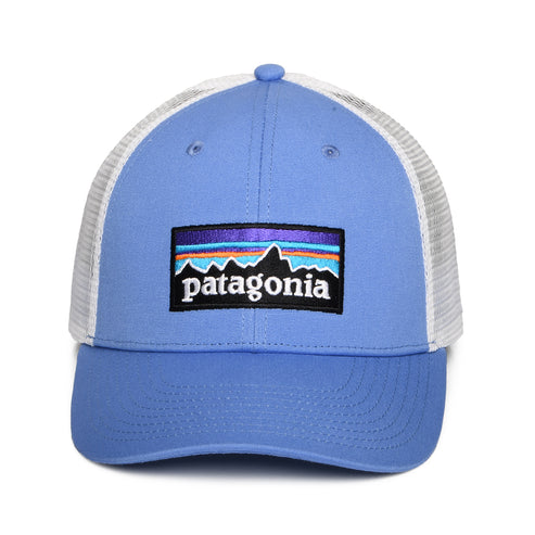 P-6 Logo Organic Cotton LoPro Trucker Cap - Ocean-White