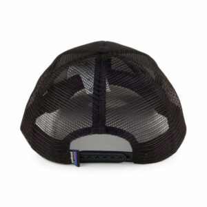 P-6 Logo Organic Cotton Trucker Cap - Black