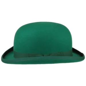 Wool Felt Bowler Hat - Emerald