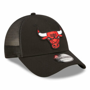 9FORTY Chicago Bulls Trucker Cap - NBA Home Field - Black