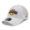 9FORTY L.A. Lakers Trucker Cap - NBA Home Field - White
