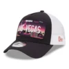 9FORTY Las Vegas A-Frame Trucker Cap - License Plate - Navy-White