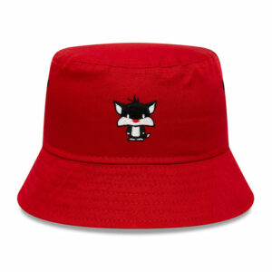 Baby Sylvester Bucket Hat - Chibi Looney Tunes - Scarlet