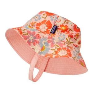 Baby Way Back Reversible Sun Bucket Hat - Pink-Multi