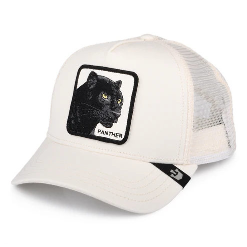 Black Panther Trucker Cap - White