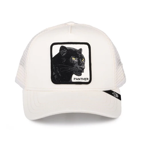 Black Panther Trucker Cap - White
