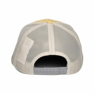 Circular Landscape Mesh Trucker Cap - Light Sand