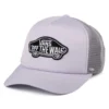 Classic Patch Curved Brim Trucker Cap - Lilac