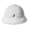 Faux Fur Casual Bucket Hat - Cream
