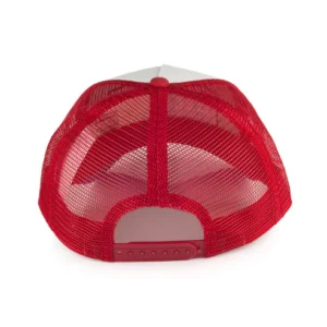 Gasoline Trucker Cap - Red-Blue