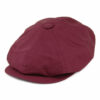 Gatsby Linen Newsboy Cap - Maroon