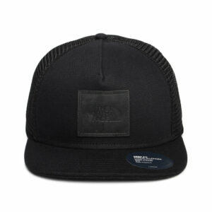Half Dome Flat Brim Trucker Cap - Black