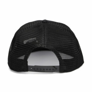 Half Dome Flat Brim Trucker Cap - Black