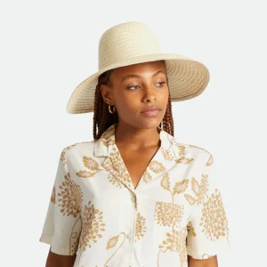 Janae Wide Brim Toyo Straw Sun Hat - Natural