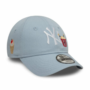 Kids 9FORTY New York Yankees Baseball Cap - MLB Icon - Light Blue-White