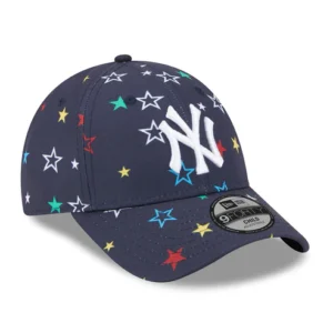 Kids 9FORTY New York Yankees Baseball Cap - MLB Star AOP - Navy-White