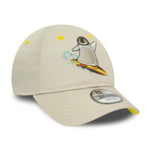 Kids 9FORTY Penguin Baseball Cap - NE Character - Stone-Yellow