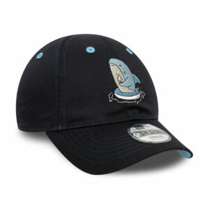 Kids 9FORTY Shark Baseball Cap - NE Character - Navy-Sky Blue