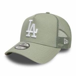 Kids L.A. Dodgers A-Frame Trucker Cap - MLB League Essential - Sage-White