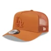 Kids L.A. Dodgers A-Frame Trucker Cap - MLB Tonal Mesh - Burnt Orange