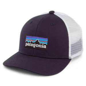 Kids P-6 Logo Organic Cotton Trucker Cap - Navy-White