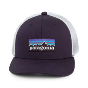 Kids P-6 Logo Organic Cotton Trucker Cap - Navy-White