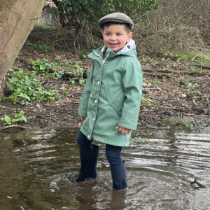Kids Patch Flat Cap - Multi-Coloured