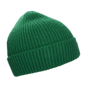 Kids TNF Box Logo Cuffed Beanie Hat - Evergreen
