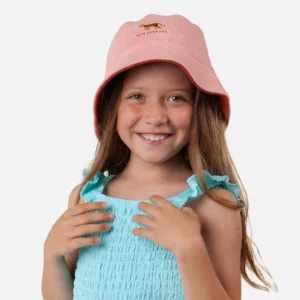 Kids Tolom Terrycloth Bucket Hat - Pink