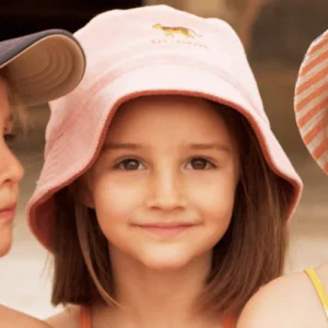 Kids Tolom Terrycloth Bucket Hat - Pink