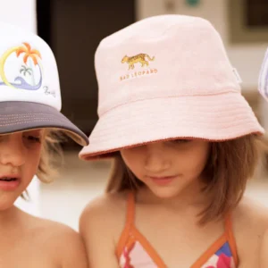 Kids Tolom Terrycloth Bucket Hat - Pink