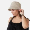 Kimbee Cotton Bucket Hat - Light Brown