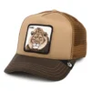 King Lion Trucker Cap - Brown