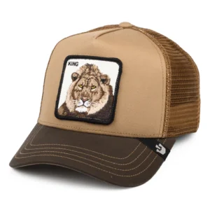 King Lion Trucker Cap - Brown