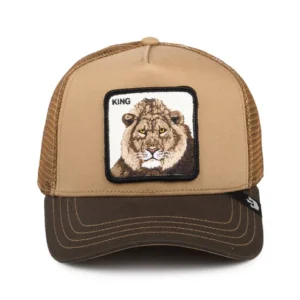King Lion Trucker Cap - Brown