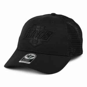 L.A. Kings Trucker Cap - NHL Vintage Branson MVP - Black On Black