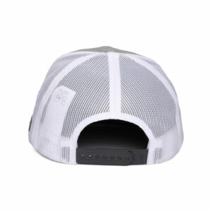 Mount Hood Circle Mesh Trucker Cap - Heather Grey-White