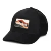 Mountain Patch Trucker Cap - Black