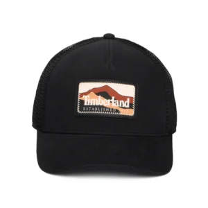 Mountain Patch Trucker Cap - Black