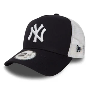 New York Yankees A-Frame Trucker Cap - MLB League Essential - Black