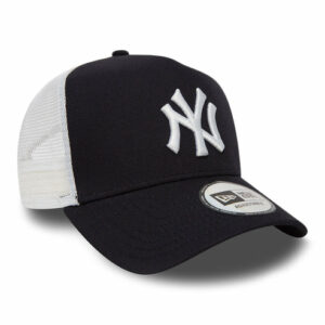 New York Yankees A-Frame Trucker Cap - MLB League Essential - Black